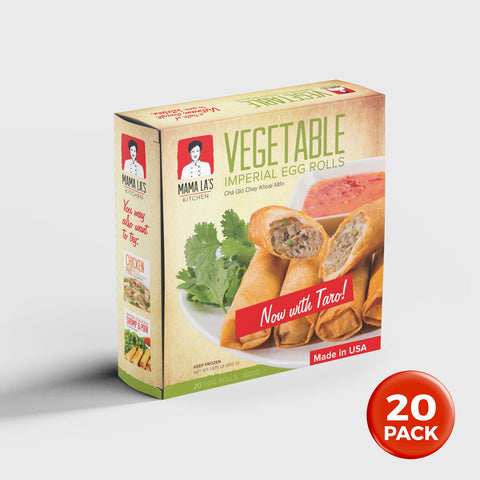 Mama La's Kitchen vegetable eggrolls 20 pack
