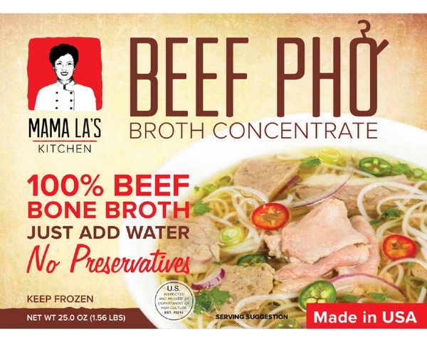 Mama La's Beef Pho & Rice Noodle Combo
